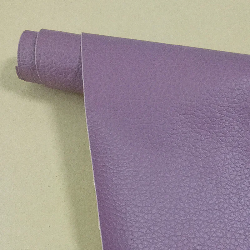 light purple Meetee 50x137 см толщиной 0,5 мм самоклеящаяся искусственная Синтетическая кожа факсимильная ткань для дивана патч ремонт восстановленная сумка мягкая ткань - Цвет: light purple
