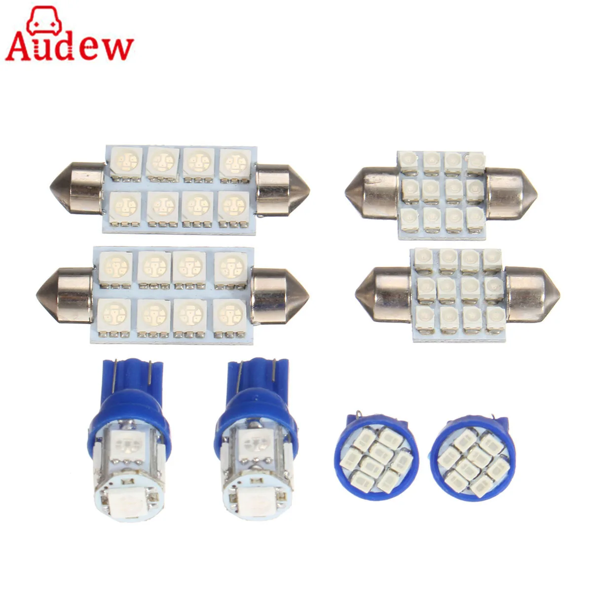 

8pcs Blue Car Premium LED Lights Interior Lamp Package Kit for Mazda 3 2004-2009