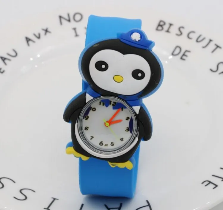 Новинка застегивающиеся детские часы для детей Мультяшные Детские Силиконовые часы Octonauts для детей, 1 шт - Цвет: 7