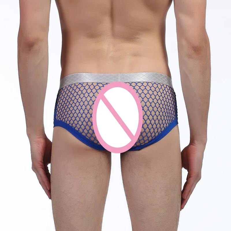 AIIOU мужские боксеры нижнее белье ультра-тонкая сетка дышащий See Through Gay U Pouch выпуклые сексуальные трусики слип Cueca боксеры нижнее белье