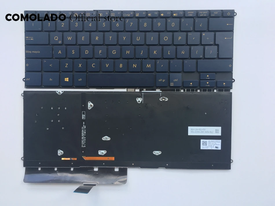 LA латинская клавиатура для ASUS zenbook3v Deluxe UX490 UX490CA UX490UA с черной клавиатурой Layout |