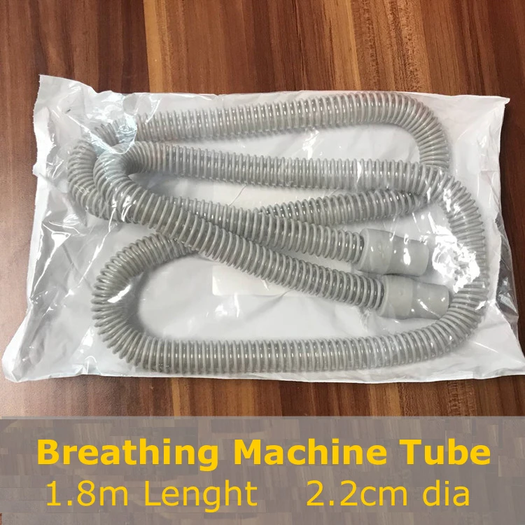 Description Picture 2 of item1.8M CPAP Air Silicone Hose tube diameter 2.2cm Connect to Mask Breathing Massager Machine Accessories Oxygen Piping For ResMed