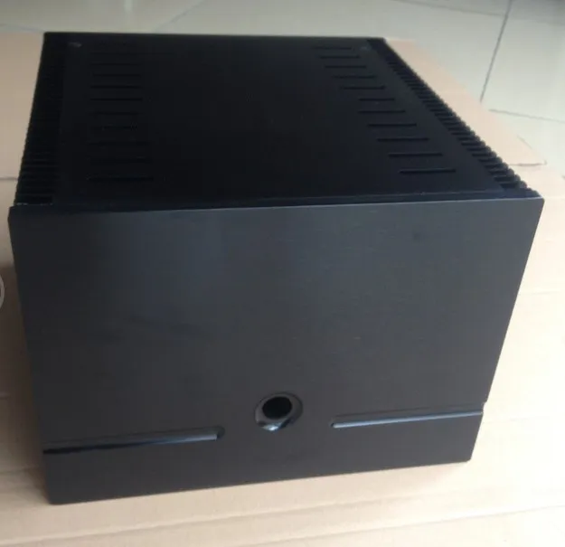 D 008 CNC все алюминиевый корпус Чехол коробка шкаф для DIY аудио усилитель мощности 245