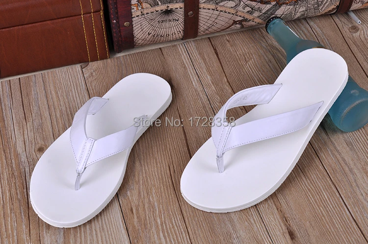 mens white leather thong sandals