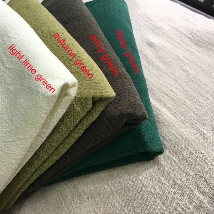 Najtaniej 100cm * 140cm myte letnie koszule materiał miękki krepa materiał na odzież bawełniana pościel jednolite farbowane