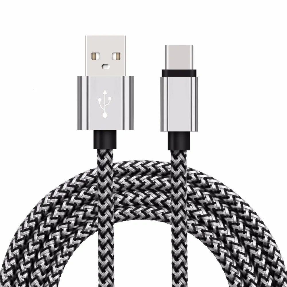 1~ 3 м долговечный тканевый Тип-C USB-C Реверсивный зарядный Дата кабель синхронизации провод для Samsung S9 S9+ S8 S8+ для LG G6 G5 Лот