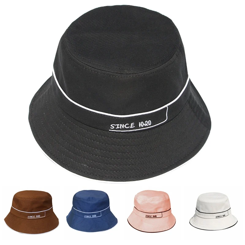Letter Embroidery Wide Large Brim Cap Women Mesh Breathable Cotton Sun Hat Summer Beach Foldable Anti-Uv Hat