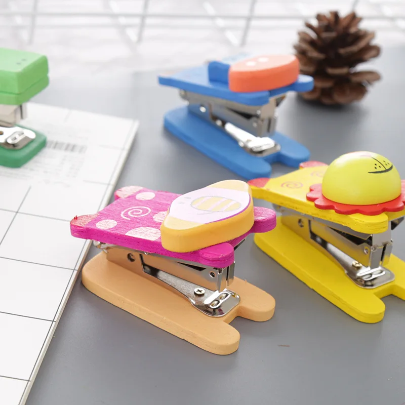 1 шт. мини степлер с мультяшными животными|mini stapler|manual staplerschool stapler |