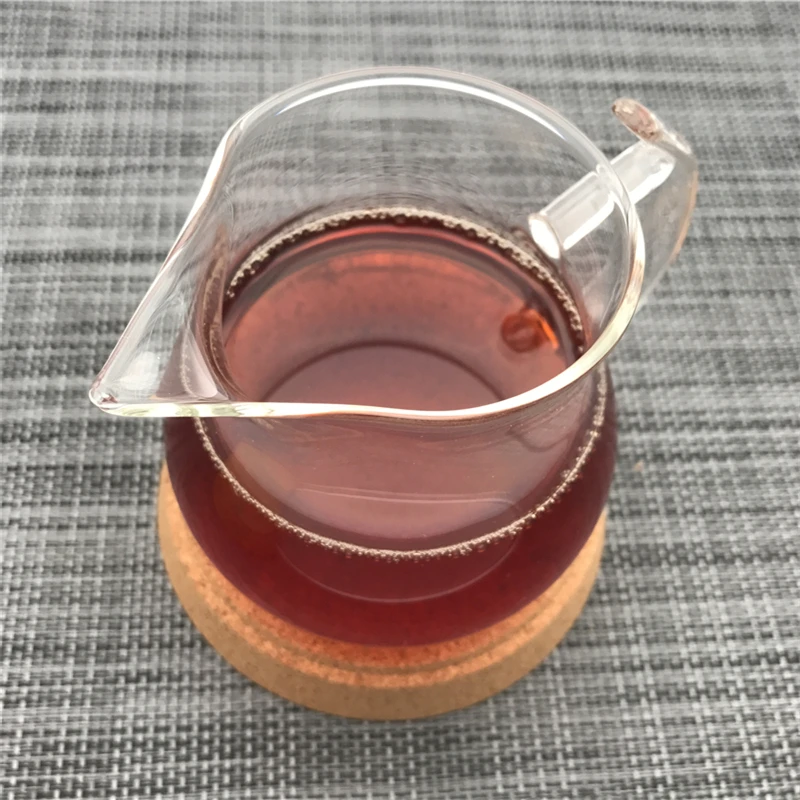 Arshen Handmade 250ml Clear Heat Resisting Single Layer Handle Tea Cup Pitcher Heat Insulation Chinese Kongfu BlackTea Cup tea cup