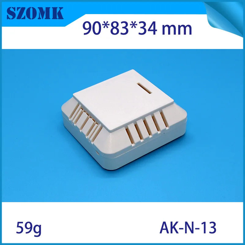 1 шт., пластиковый наружный датчик температуры в помещении, датчик влажности, пластиковый корпус, 90x83x35 мм, АБС-пластик, распределительная коробка, szomk