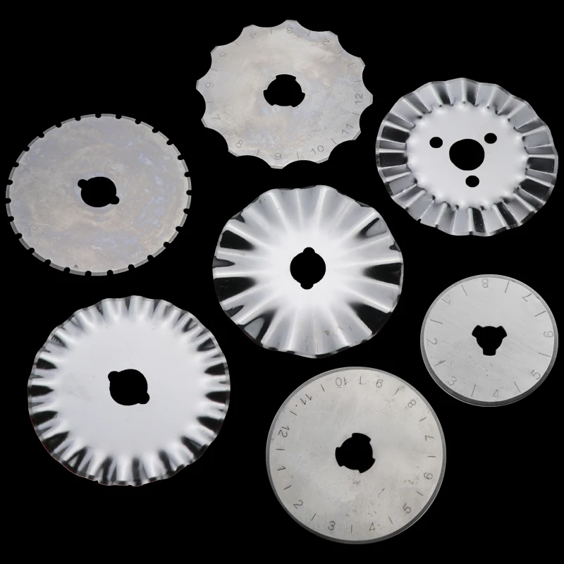 

28mm 45MM Rotary Cutter Refill Blade Cutters Sewing Quilting Photos For Fabric Vinyl Cutting Craft Tools