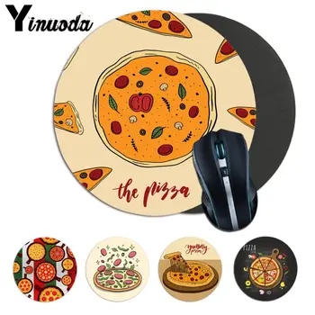 

Yinuoda Pizza Food Soft Rubber Professional Gaming Mouse Pad computer desk mat for gaming Decorate Your Desk Design as a Gift