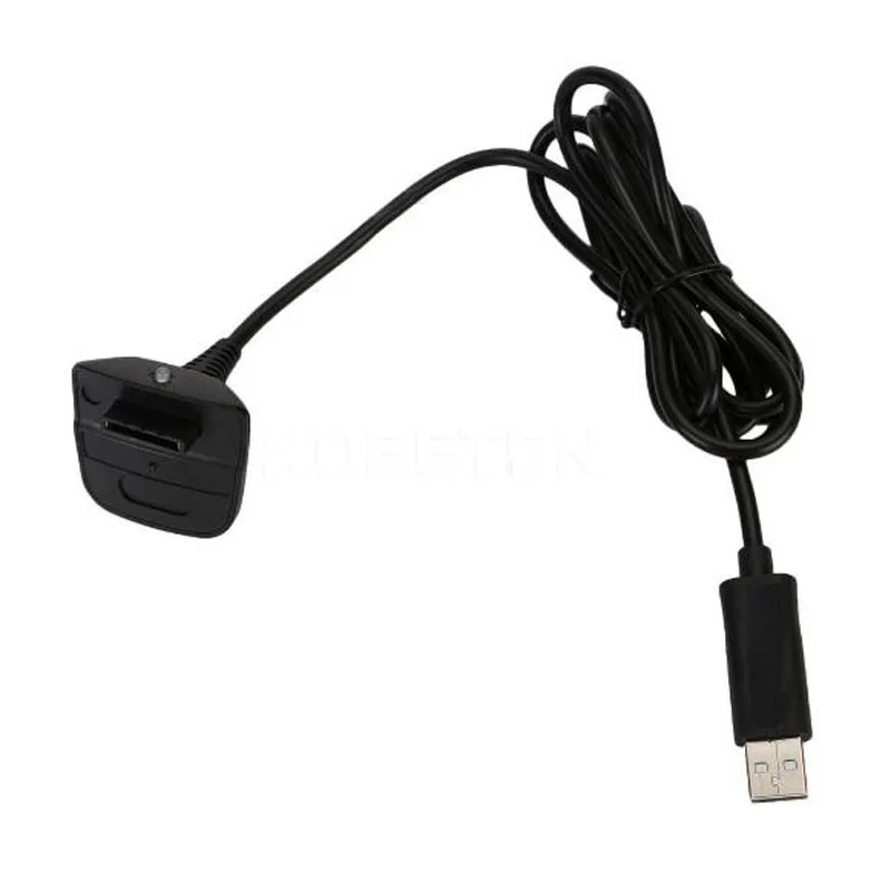Wireless Controller USB-Ladekabel Ersatz-Ladeger/ät f/ür Xbox 360 Geb/ühr Ihrer Wireless Controller beim Spielen Farbe: schwarz