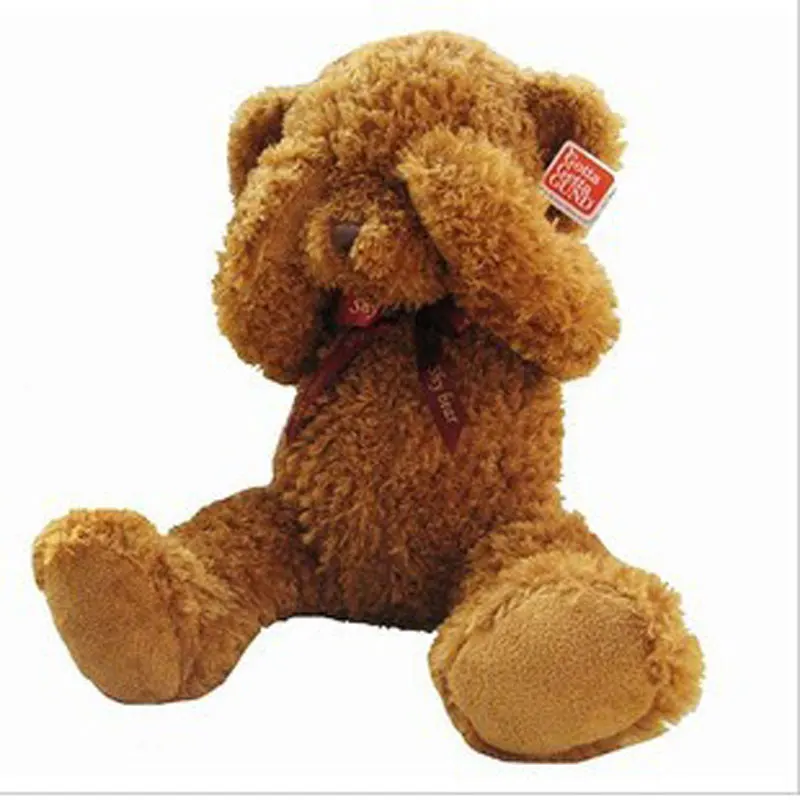 shy teddy bear