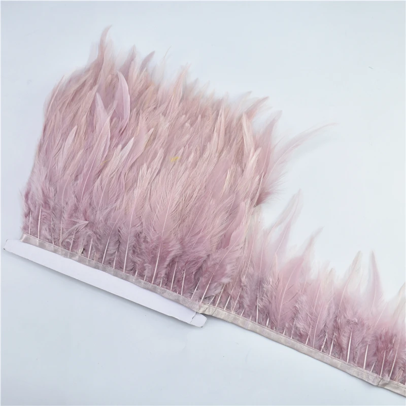 Leather Pink 2 м/лот устройство для очистки канализационных труб перьев бахрома лента 10-15 см/4-" бордовые фазаны перьевые кромки для рукоделия одежда - Цвет: Leather Pink