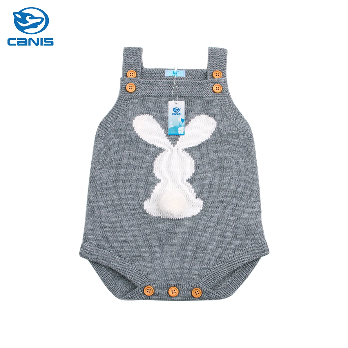 2018 new Newborn Baby Boy Girl Bunny Knitting Wool Romper Jumpsuit