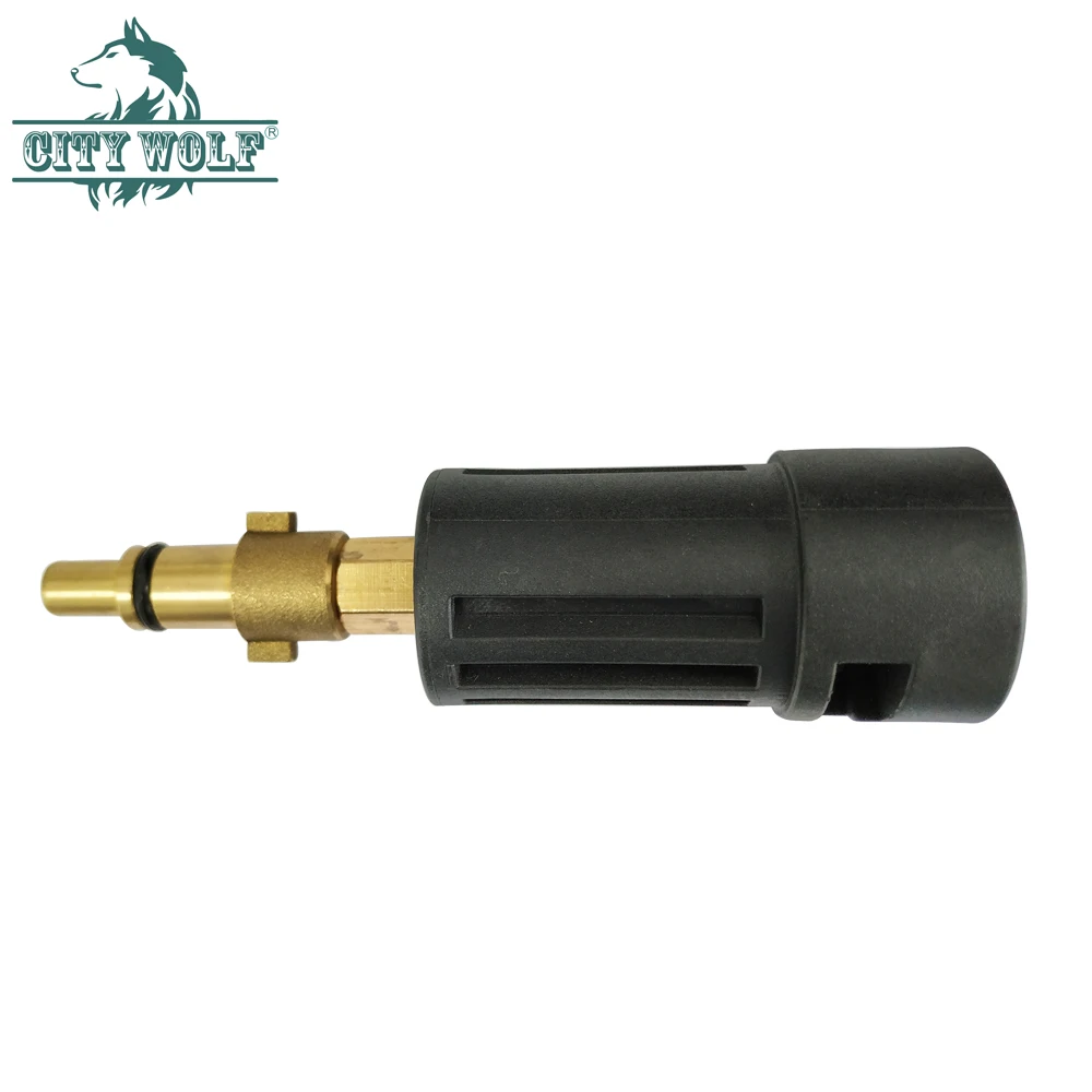 

City wolf High Pressure Washer Adapter for AR Interskol Lavor Bosche Huter Lance to Karcher Gun Female Bayout