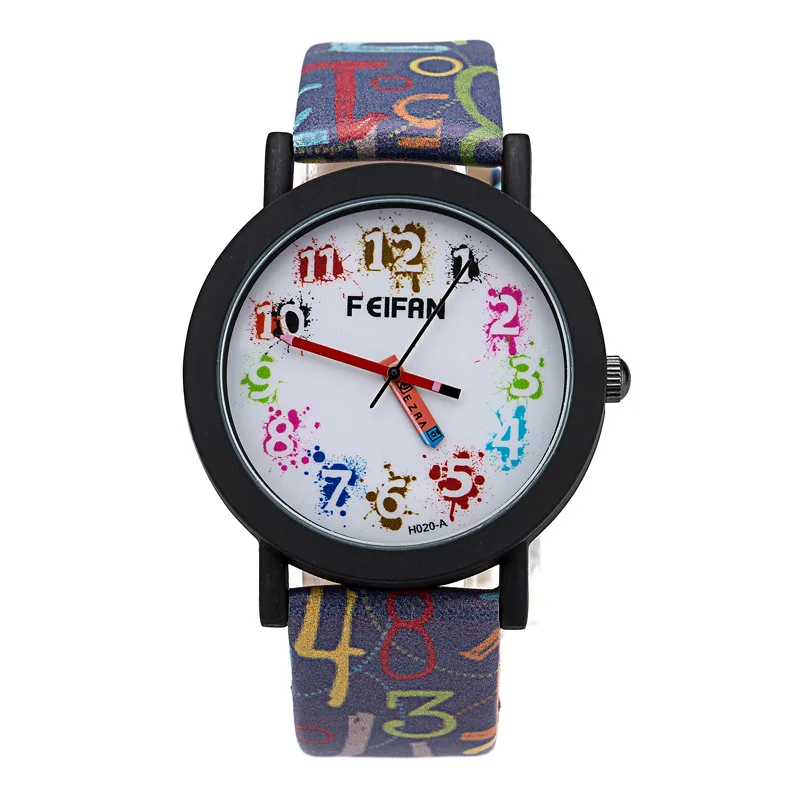 

Children Wriswatch Fashion New Leather Quartz New Clock Watches Girl