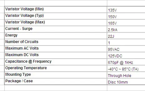 Mcigicm 20 штук 10d151k 150 В piezoresistor