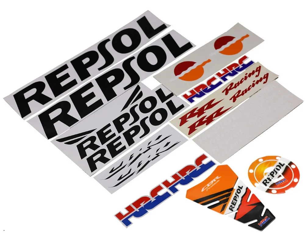 Декоративные наклейки для мотоцикла аксессуары Honda CBR600RR CBR1000RR CBR250R Repsol HRC