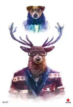 

Temporary Tatoo Fake Tattoo Sticker Bear Deer Tattoos Stickers Tatouage Waterproof Flash Tatto For Women Girl Men