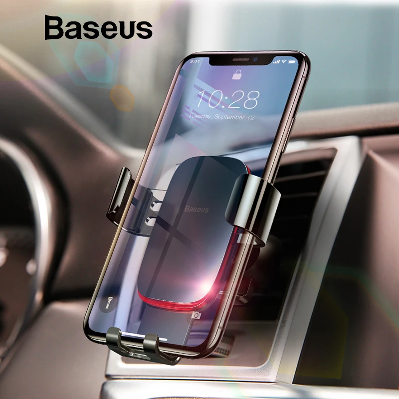 Baseus All Metal Car Phone Holder Universal Gravity phone holder in car
