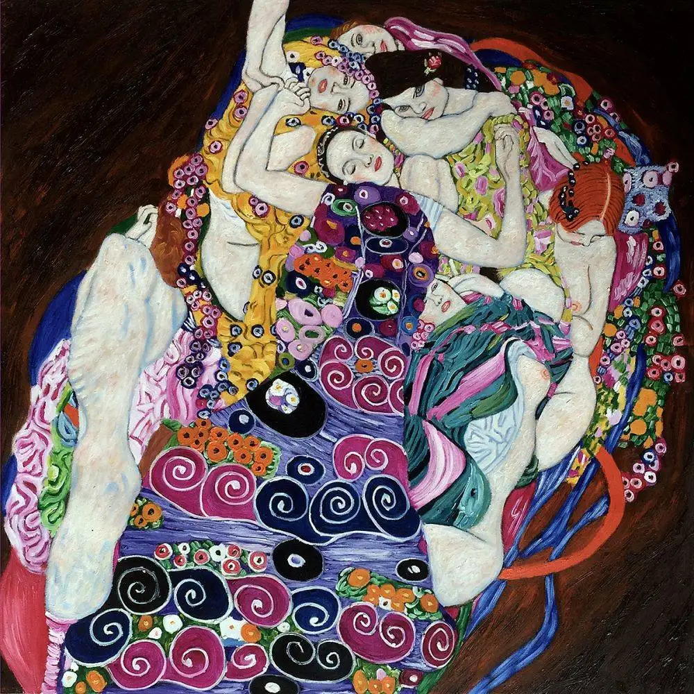 

High quality Oil painting Canvas Reproductions The Virgin by Gustav Klimt Painting hand painted