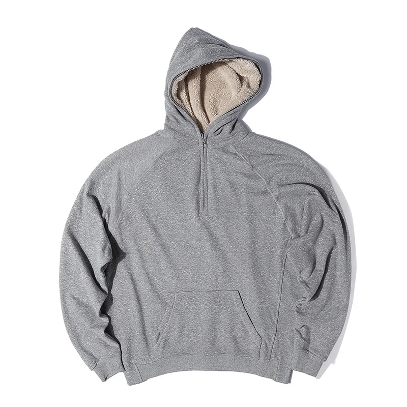 oversized half zip sweater