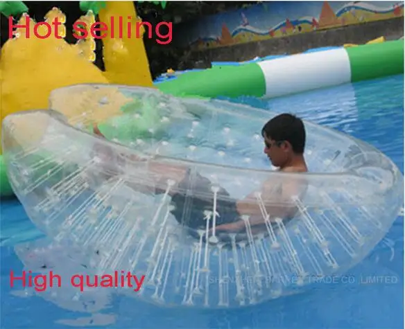 Половина zorb Плавающий надувной шарик воды детской игрушки Dameter 2,5 м новое высокое качество надувные половина мяч - Цвет: lucency
