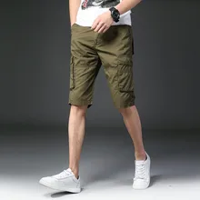 Новинка, мужские крутые летние шорты для активного отдыха, многокарманный комбинезон