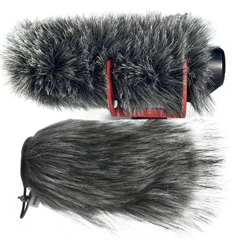 

Profession Microphone Furry Wind Cover Mic Muff For RODE Videomic GO Microphone Recording Shotgun Recorder New Style HN-17
