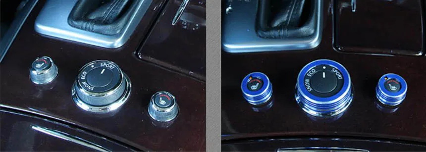 Консоль модель gps-переключатель Кнопка громкости сиденье нагревательная ручка крышка Накладка наклейка для Infiniti Q70 QX60 JX35 M25 аксессуары для интерьера
