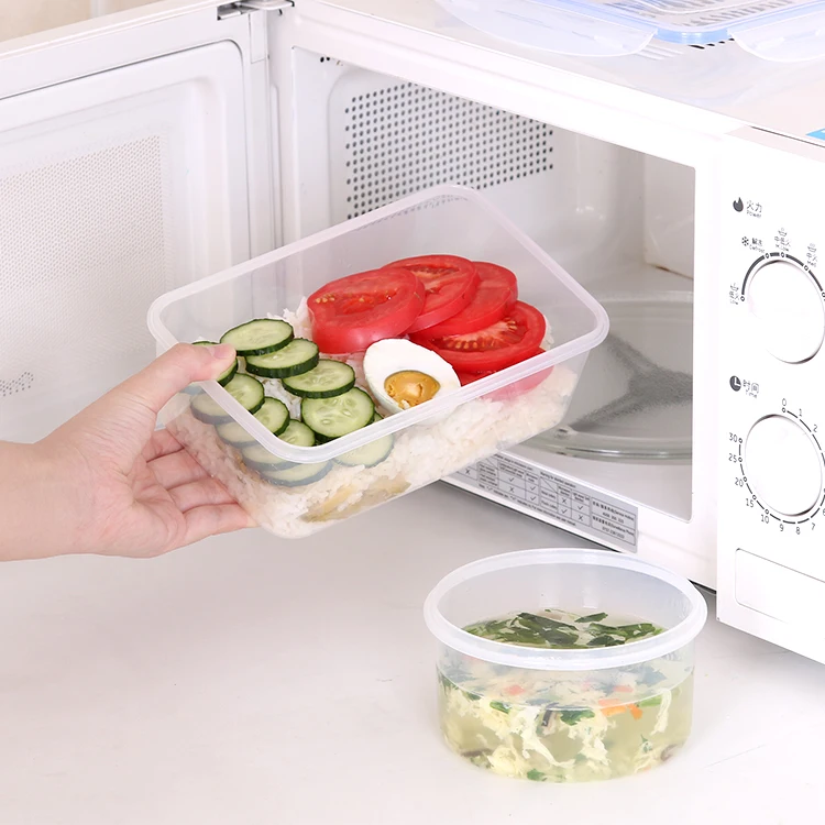 Multifunctional Sealed Plastic Storage Box Microwave Heating Lunch Box