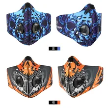 Q331 XINTOWN мужские спортивные велосипедные дышащие угольные фильтры маска для лица велосипедная Пылезащитная смога полумаска для лица из неопрена PM2.5