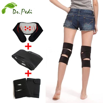 

Tourmaline Belt Self Heating Magnetic Therapy Pad Belt For Foot Care Body Massager Brace Set