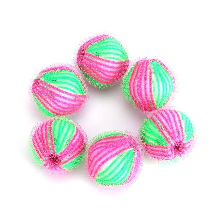 6pcs/pack Magic Hair Removal Laundry Ball Clothes Personal Care Hair Ball Washing Machine Ball
