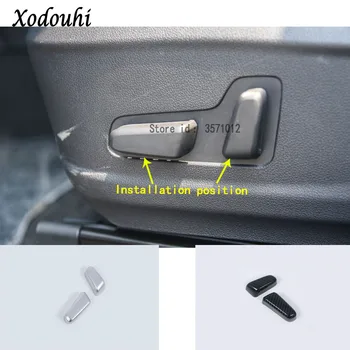 

For Hyundai Kona Encino Kauai 2017 2018 2019 2020 Car Sticker Styling Seat Adjustment Knob Button Switch Trim Button Frame Parts