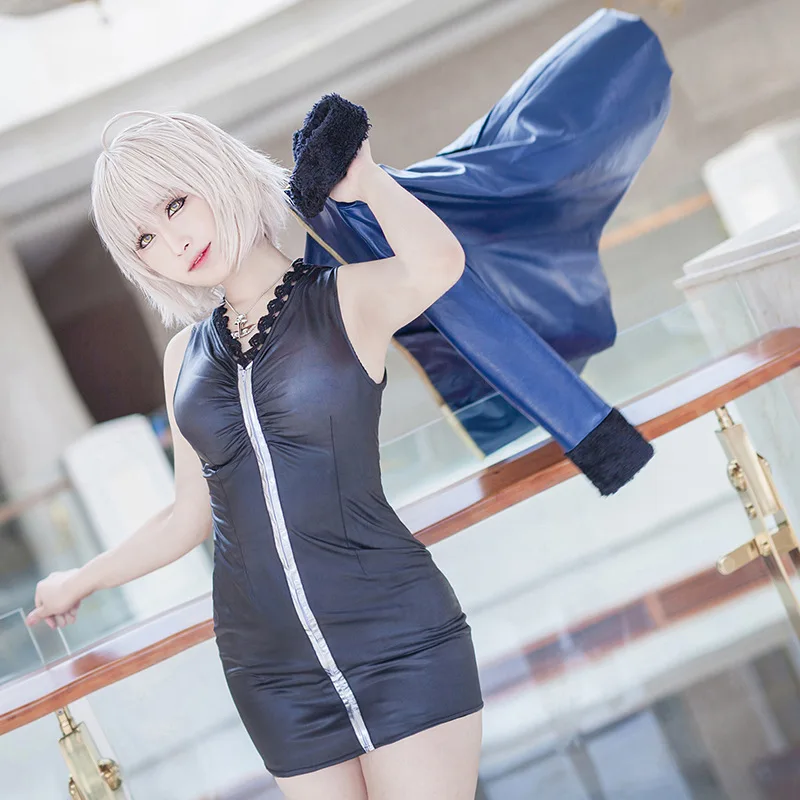 Fate Grand Order Аниме Костюмы Mash Kyrielight Saber Косплей костюмы игра Jeanne d'Arc полный комплект