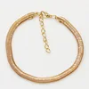 Nueva serpiente cadena de oro pulsera de tobillera Simple delicado pie cadena femenino de verano de playa para mujeres pie venta al por mayor de joyería ► Foto 3/4