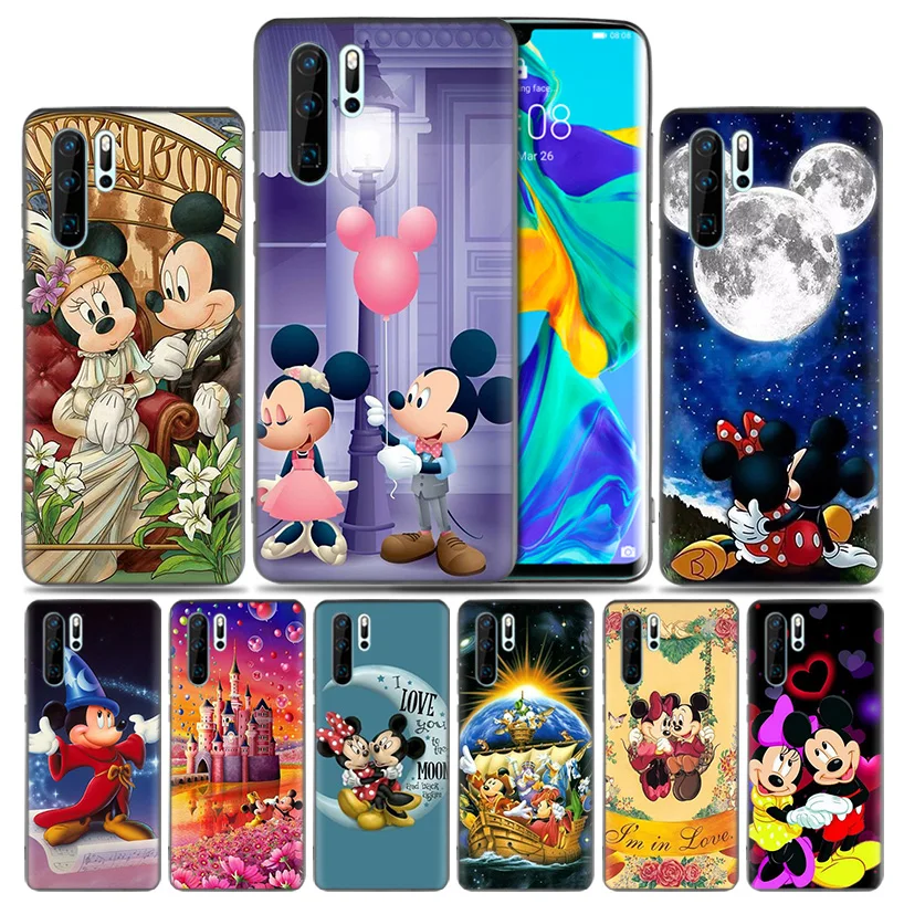 

Mickey Minnie Luxury Fitted Case For Huawei P30 P20 Pro P10 lite Honor 8X 8A 8C 10 10i 20i P Smart + Plus Y6 Y7 2019 Cover