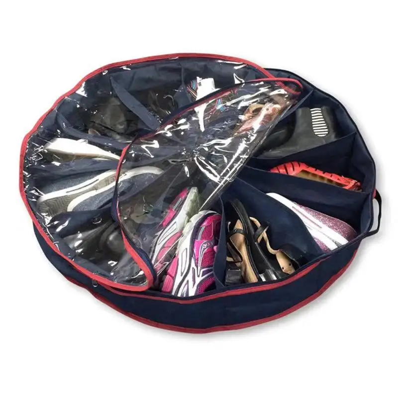 

12grids Multi-Functional Shoes Storage Bag Home Travel Clothing Storage Box Portable Cosmetics Categories Organizer Bag