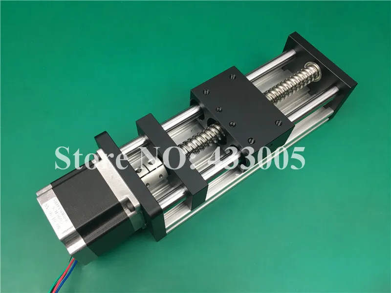 

CNC GGP 1605 ballscrew Sliding Table effective stroke 650mm Guide Rail XYZ axis Linear motion+1pc nema 23 stepper motor