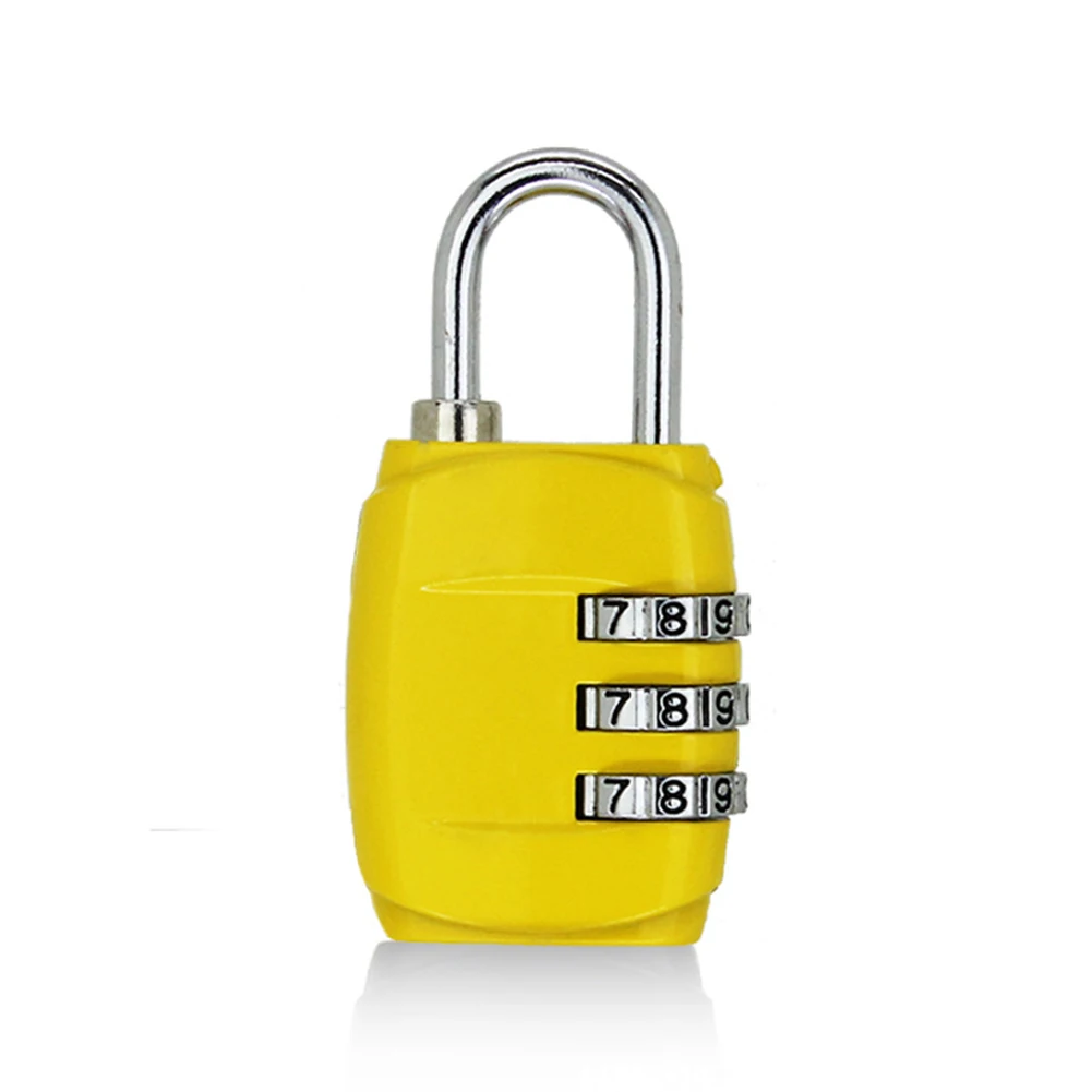 3 мини набора цифр числовой код пароль кодовый замочек безопасности путешествия безопасный замок для навесной замок для багажа Замок спортзала