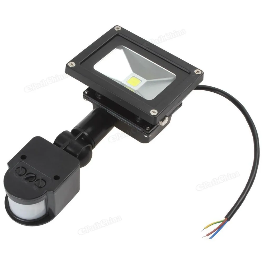 Infravermelho do Corpo da Venda Conduziu a Luz de Inundação Conduziu a Lâmpada Exterior da Paisagem o Sensor de Movimento Holofote 85-265 v Verde - Azul 20 w Pir ac 4 Iluminação de paisagem externa
