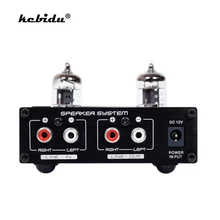 Kebidu ламповый A937 Hifi цифровой предусилитель ламповый усилитель буфера 6J1 Аудио ламповый предусилитель DC12V с вилкой EU US черный