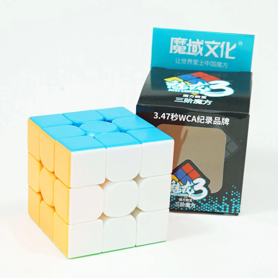 Details about    MOYU Meilong stickerless 3x3x3 Speed Magic Cube Professional  Puzzle Toys 