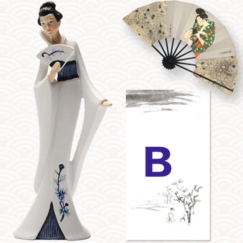 

Creative Home Accessories Japanese Belle Characters Crafts Wine Cabinet Living Room Desktop New Home Decor Gift M1928