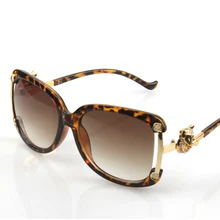 Nueva Fox Gafas de Sol Moda Vintage de Diamantes de Gran Tamaño Gafas de Sol de Espejo Shades Gafas Mujer Gafas De Sol Femininos