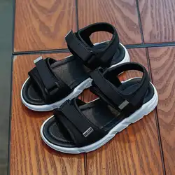 Обувь для мальчиков сандалии 2019 летние детская обувь Infantil пляжные сандалии для мальчиков повседневное модные мягкие туфли на плоской