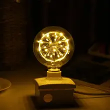 

E27 AC 220-240V Retro Starry Sky Warm Yellow LED Edison Bulb Home Holiday Decoration Light LED Light Bulb